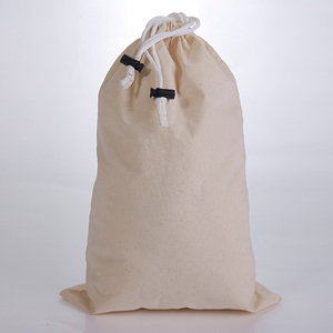 Vente en gros de petits sacs fourre-tout en toile 100% mousseline de coton avec cordon de serrage pour bijoux logo personnalisé imprimé pour cadeaux et promotions d'achat - Product Image 5