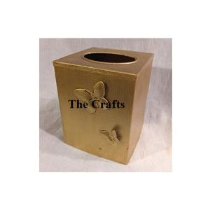 Latest Design <b>Black</b> Gold Color Tissue <b>Box</b> Customized Size And Shape Napkin <b>Storage</b> Holder With High Quality - Product Image 5