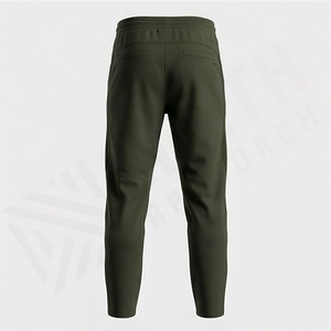 Pantalons de jogging surdimensionnés en polyester décontractés, impression personnalisée, vente en gros, course à pied, salle de sport, taille élastique, pantalon uni, sweat-shirt vierge - Product Image 2