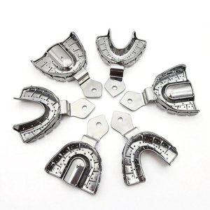 Bandejas de impresión Dental Anterior de acero alemán de la mejor calidad, instrumentos ortopédicos, fuente de alimentación Manual de odontología, instrumento OEM - Product Image 5