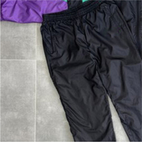 Ensemble de survêtement 2-en-1 en nylon épais à manches longues, respirant, style streetwear, imprimé, coupe-vent, veste et short d'été