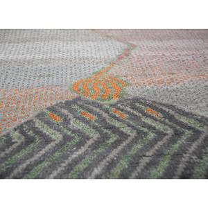 Alfombra Manchaha Azul de Lana y Seda de Bambú Anudada a Mano, Diseño Geométrico Clásico de Gran Tamaño para el Hogar, Sala de Estar, Pasillo - Les-2123 - Product Image 3
