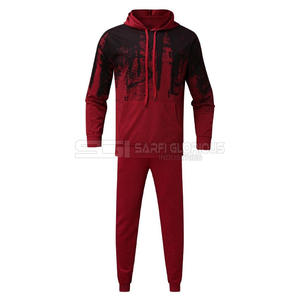 Conjunto Deportivo Vintage para Hombre, Sublimado, Ecológico, de Felpa, Holgado, con Sudadera con Capucha y Pantalones - Product Image 5