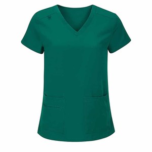 Scrub all'ingrosso abiti semplici mezze maniche abbigliamento da laboratorio professionale set di due pezzi uniformi Made in Pakistan - Product Image 2