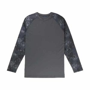 Camiseta de pesca de manga larga de secado rápido para hombre con sublimación personalizada, protección UV, torneo, cuello redondo, transferencia de calor, transpirable, sólido - Product Image 3
