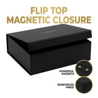 Boîte Cadeau Luxe Haut de Gamme Personnalisée avec Logo, Pliante Magnétique en Carton Rigide Écologique pour Soins de la Peau, Mariages, Vente en Gros