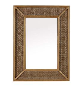 Fábrica al por mayor Vintage cuadrado decorativo cuerda de cáñamo espejo de pared fábrica al por mayor Vintage cuadrado decorativo - Product Image 2