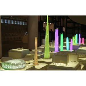 SoonSer 3D Print Service Plastic Customized 3D Printed Cultural Architectural Building Showcase Display Model