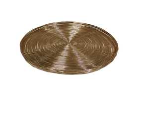 2024 Haute Qualité Grand Plateau De Service En Métal Plateau Hôtel Table De Mariage Plat En Gros - Product Image 3