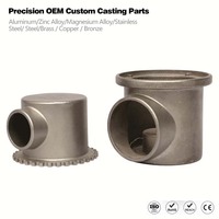 Pièces de corps de cylindre moulées sur mesure, base de bride de buse latérale OEM pour séparateur air-huile, vente en gros usine