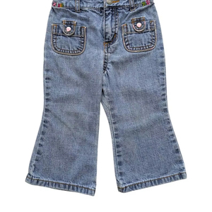 Jean en denim bleu | Pantalon baggy | Coupe ample surdimensionnée | Style de jambe large | Tenue décontractée Streetwear | MS Artisanat | Personnalisé - Product Image 1