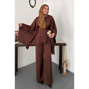 Brown <b>Cape</b> Suit - Brown - Product Image 2