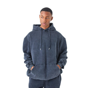 Chándal lavado con ácido de invierno para hombre informal de alta calidad Ropa de moda de color sólido Hecho en Pakistán con logotipo personalizado - Product Image 6