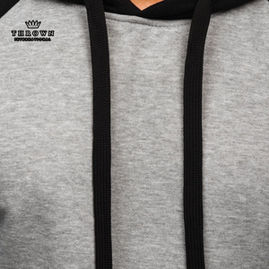 Sudadera con Capucha de Alta Calidad para Hombre, 100% Algodón, Ropa Casual de Invierno, Logotipo Personalizado Impreso, Tie-Dye, Forro Polar Sólido, Dobladillo Corto, Borde Crudo, Liso - Product Image 6