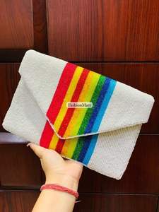 Bolso de Mano con Cuentas Hechas a Mano de Primera Calidad, Bolso de Fiesta y para Eventos Festivos - Product Image 4