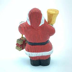 Statuetta di Babbo Natale in Legno Intagliato a Mano YEEYAYA Decorazione Natalizia per la Casa Statua in Legno per Arredamento - Product Image 6