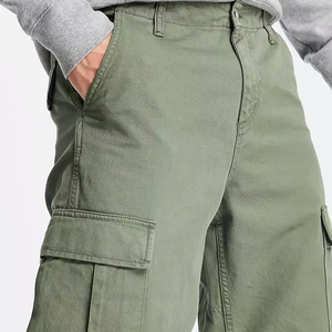 Pantalones de carga de bolsillo de estilo popular de venta superior personalizados pantalones de carga de algodón transpirable de cintura alta para pantalones de hombre - Product Image 4