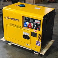 Generador Diésel Súper Silencioso KATHER de 5KVA, 8KVA, 10KVA, 12KVA, 20KVA, Monofásico/Trifásico, 50/60HZ, para Uso Doméstico/Exterior, en Venta