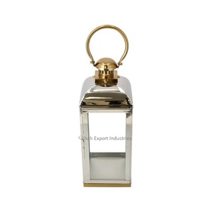 Home Decorative Metal & Glass <b>Candle</b> Lantern Silver Finished for Wedding & Christmas Tabletop Decor <b>Hanging</b> Lantern - Product Image 6