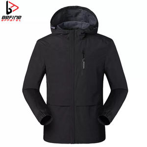 2024 chaqueta de lluvia Softshell de nailon ligera personalizada al por mayor para hombres de alta calidad impermeable reversible bolsillo con soporte para invierno - Product Image 4