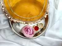 Magnifique ensemble de couvre-thali, artisanat, thali chic pour les cadeaux de mariage, décoration, plateau pour pooja aarti, cadeau pour Karwa Chauth et les festivals