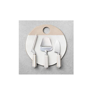 Ensemble de couteaux à fromage en acier inoxydable avec Logo personnalisé, Mini couteau à beurre, outil d'époussetage Offre Spéciale fabriqué en inde, 3 pièces - Product Image 1
