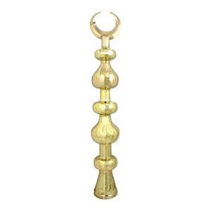 Minarets en laiton faits à la main de haute qualité artisanat arabe de Style religieux avec belle décoration en métal fini polonais - Product Image 1