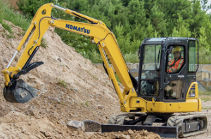 À VENDRE KOMATSU, PC55MR-5, mini-excavatrice de 5,5 tonnes à faible consommation de carburant, prête pour l'expédition - Product Image 4