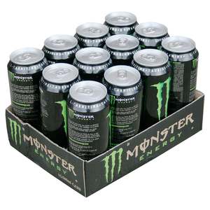 เครื่องดื่มชูกำลังคาเฟอีนสูง Original Monster Energy Green กระป๋อง 16 ออนซ์ – ขายส่ง - Product Image 2