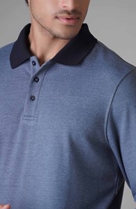 เสื้อโปโลสำหรับผู้ชายและผู้หญิงเสื้อฟิตเนสแบบลำลองสีพื้น240 GSM พิมพ์ลายปักดีไซน์ว่างเปล่าโลโก้ตามสั่ง - Product Image 3