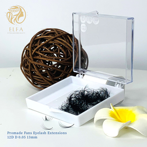 Usine Promade au Vietnam ventilateurs de cils préfabriqués méga volume de haute qualité 12D D0.05 13mm CC Curl Extensions de cils en gros - Product Image 3