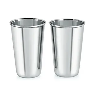 Toplu alıcılar için mutfak Drinkware paslanmaz çelik SS su cam bardaklar için sözleşme imalat mümkün