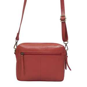 Bolso cruzado de cuero genuino de grano natural suave, flexible y suntuoso de la mejor calidad, fabricante indio superior - Product Image 3