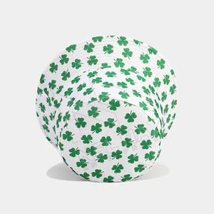 Chapeaux seau respirants à logo personnalisé quantité minimale de commande bas Chapeau de paille universel en coton uni avec fourrure de créateur pour les activités de plein air - Product Image 5