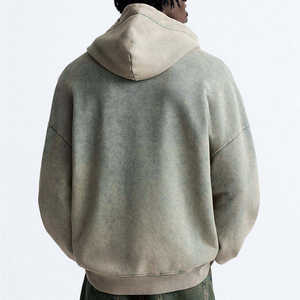 Sudaderas con Capucha de Estilo Urbano y Lavado Ácido para Hombre con Detalles Elegantes, Perfectas para Atuendos Diarios y un Estilo de Vida Activo - Product Image 5