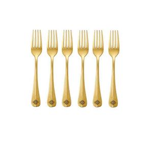 Fourchette en laiton et fourchette en laiton de taille personnalisée au design moderne et fourchette en laiton pour fêtes de mariage à dessert - Product Image 2