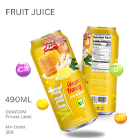 Jugo de Frutas Tropicales 100% con Miel y Jengibre con Pulpa, Fabricante de Bebidas de Marca Privada OEM ODM