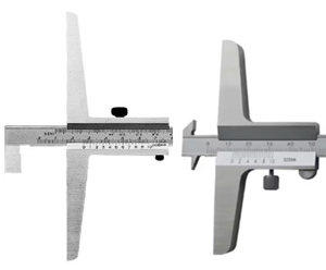 <span class=keywords><strong>เวอร์เนียร์</strong></span> ดีธ คาลิเปอร์ พร้อมตะขอ 0-200 มม. เครื่องมือวัดแบบสเกลคู่สแตนเลสคุณภาพสูง - Product Image 2