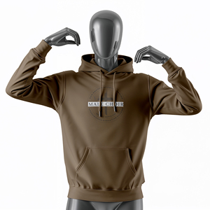 Vente en gros de sweats à capuche en polaire surdimensionnés de qualité supérieure avec logo personnalisé, 100% polyester, pour les équipes et les organisations, fabriqués au Pakistan - Product Image 2