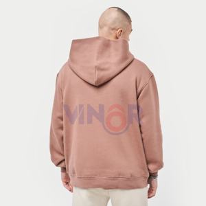 Sudadera con Capucha Extra Grande para Hombre, 100% Algodón, Felpa Francesa Gruesa, Logotipo Personalizado Bordado, Hombros Caídos, Invierno 2026 - Product Image 4