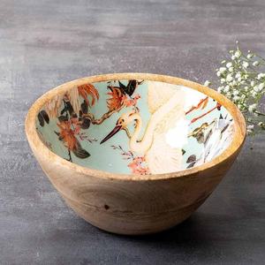 Utensilios de Cocina al por Mayor, Ensaladera y Frutero de Madera Personalizable para Decoración del Hogar, Utensilios de Cocina para Mesa - Product Image 1