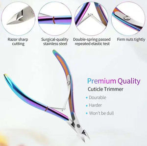 Coupe-ongles professionnel en acier inoxydable, léger, durable, multicolores, pour salon de luxe, coupe-cuticules pour ongles épais - Product Image 3
