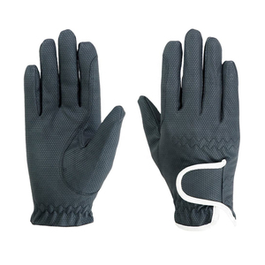 Gants d'équitation équestres professionnels gants d'équitation personnalisés en cuir synthétique pour hommes gants d'équitation anti-fendu - Product Image 2