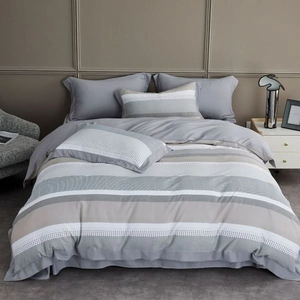Bán buôn tùy chỉnh Tencel/Bông/Polyester Duvet cover sets với chăn hoặc không thoải mái & có thể giặt kích thước đầy đủ chất lượng cao - Product Image 2