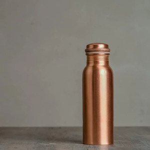 Pure Copper <b>Water</b> <b>Bottle</b> Leak Proof for Yoga <b>Gym</b> Multipurpose Home Use and Wedding Drinkware - Product Image 5