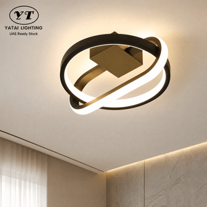 Modern Home Decor Geometric High Cri Tri Color Acrylic <b>Surface</b> <b>Mount</b> <b>Led</b> Ceiling <b>Light</b> For Bedroom Living Room - Product Image 1