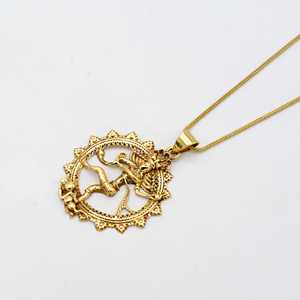 Pendentif Shiva Nataraja dansant, bijoux hindous faits à la main, pendentif Om Namah Shivaya - Product Image 1