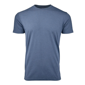 T-shirt décontracté en coton pour homme à manches courtes et col rond T-Shirt Slim Fit pour homme avec tissu respirant confortable - Product Image 2