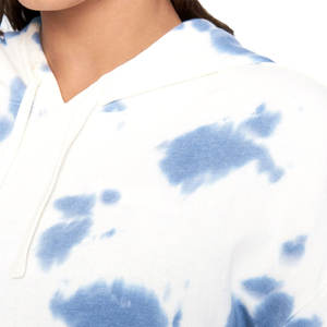 À la mode et élégant 100% coton pull à capuche pour femmes poids léger avec design imprimé pour la saison d'hiver Logo avant - Product Image 4