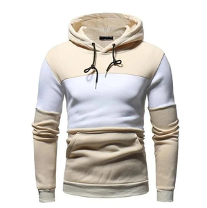 Sweat-shirt à capuche d'hiver pour homme de haute qualité, 100% coton, brodé, couleur unie, personnalisable, en molleton - Product Image 4